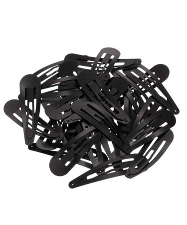 30 Pack 3.1 Inch Large Metal Snap Hair Clips - No Slip Barrettes for Girls and Women (Black) - Hair Accessories - Buy Online on GoSupps.com