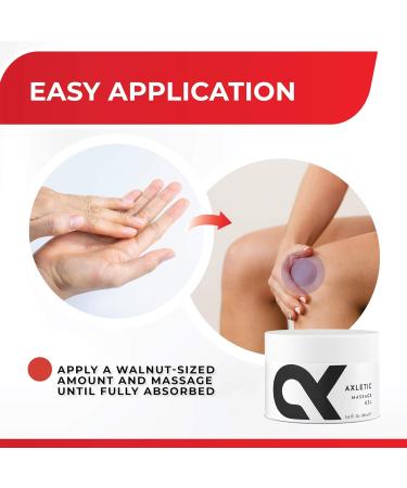 Axletic Bio Massage Oil Gel - Natural Relief for Muscle Tension & Back Pain (100ml) - Aromatic Massage Solution - Buy Online on GoSupps.com