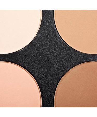 Vodisa Contour Face Powder Kit - Professional Base Foundation Corrector Palette for Highlighting, Contouring, and Bronzing - Brown - Buy Online on GoSupps.com