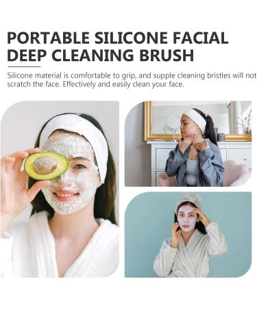 Frcolor Cleaning Brush Face - 2PCS Double-Sided Manual Facial Cleansing Tool for Home Use - Portable Face Brush - Buy Online on GoSupps.com