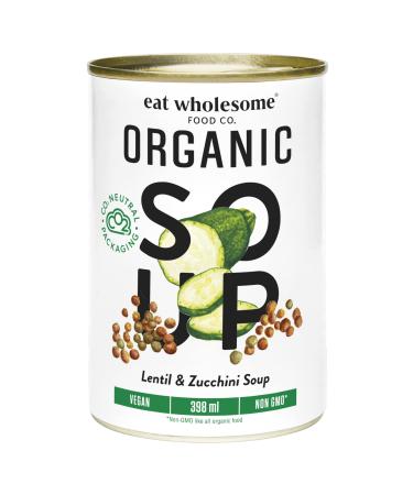 Eat Wholesome Organic Lentil & Zucchini Soup 398ml (Case of 12)