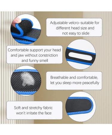 2PCS Anti Snore Chin Strap - Comfortable Snoring Aid for Men and Women - Natural Solution to Stop Snoring - Effective Sleep Aid - Reducing Snoring for Men and Women - Buy Online on GoSupps.com