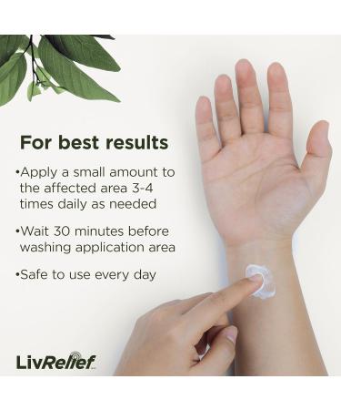 LivRelief Extra Strength Chronic Angry Pain Relief Cream - Penetrating Relief for Joint Muscle Pain & Inflammation Arthritis & Osteoarthritis Aid - Natural Plant Based Cream Made in Canada Unscented (50g) - Buy Online on GoSupps.com
