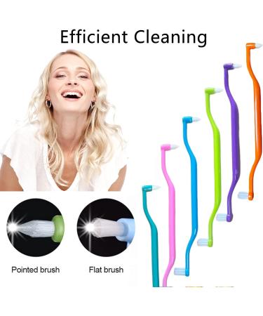 6-Piece 2-in-1 Toothbrush Set for Complete Oral Care | Interdental & Wisdom Tooth Brush Heads | Soft Dental Brushes for Braces & Between Teeth - Buy Online on GoSupps.com