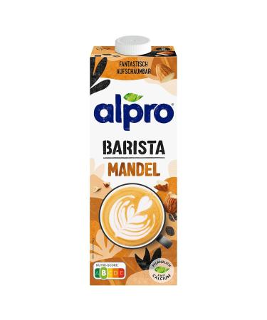 Buy Alpro Barista Almond Drink UHT 8x1L | Vegan Lactose-Free High in Fiber Calcium & Vitamins | Shop Now! - Buy Online on GoSupps.com