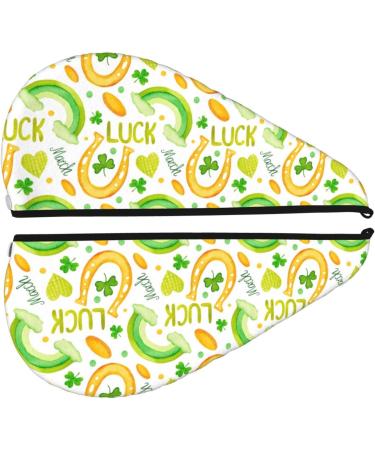 St. Patrick's Day Microfiber Hair Towel - Soft Super Absorbent Wrap for Long Curly & Thick Hair - Quick Dry Coral Velvet Cap for Women - Buy Online on GoSupps.com