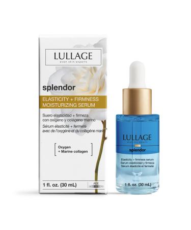 Lullage Splendor Elasticity and firmness serum with Oxygen and Marine Collagen: reduces the appearance of wrinkles optimal level of hydration protects the skin day and night (1 fl. oz.) Moisturizing Serum