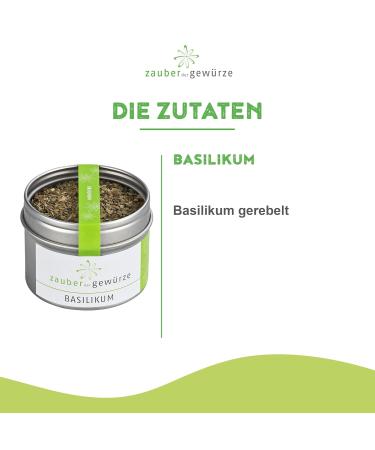 Premium Dried Basil - Aromatic Spice for Culinary Excellence | 15g Re-Lockable Aroma Dose - International Shipping Available - Buy Online on GoSupps.com