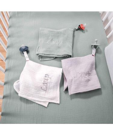 Sevira Kids Comforter with Pacifier Attachment | Cotton Gauze Melody | Made in France - Shop Now! - Buy Online on GoSupps.com