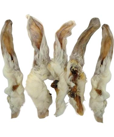 Doggy Direct Natural Hairy Rabbit Ears Dog Treats - 10 PACK - Buy Online on GoSupps.com
