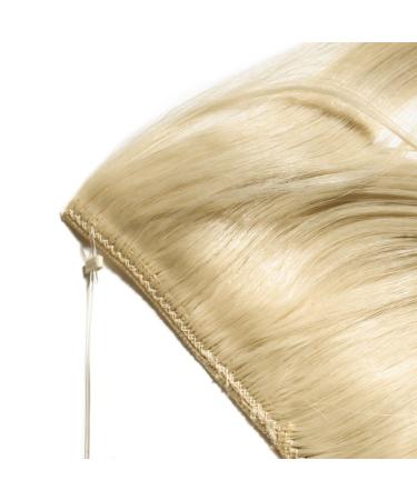 Hairpiece Extensions - Invisible Wire Bleached Blonde 50cm - 90g Wavy Thickening Hair Extensions - Buy Online on GoSupps.com