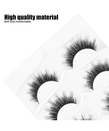 Thick Handmade Reusable False Eyelashes - 3 Pairs | Soft Lightweight & Perfect for All Makeup Styles - Buy Online on GoSupps.com