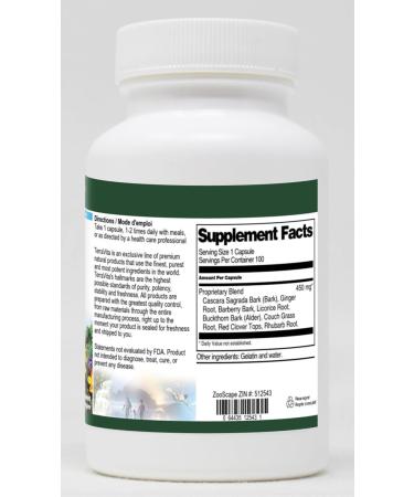 Couch Grass Cascara Sagrada Red Clover and More Complex - 450 mg (100 Capsules ZIN: 512543) - Buy Online on GoSupps.com