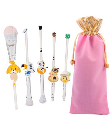 Baby make-up brush set-5-part creative stab-topics cosmetics brush set premium synthetic foundation eyeshadow brush set best gift for young girls pumpkin - Buy Online on GoSupps.com