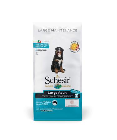 Schesir, Food for Large Adult Dogs, Fish Flavor, Maintenance Line, kibble - 12 kg Bag Format