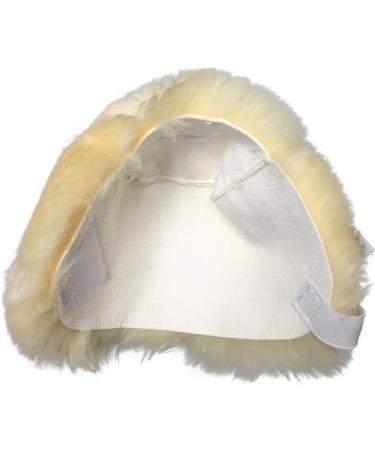 Sheepskin Heel Protectors for Pressure Relief Sores - 1 Pair - Buy Online on GoSupps.com