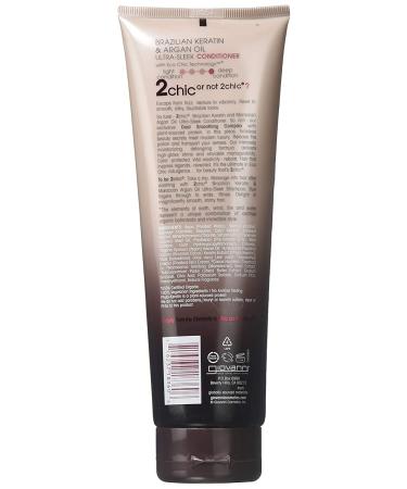 Giovanni 2chic Ultra-Sleek Conditioner - Brazilian Keratin & Argan Oil 8.5 fl oz - Buy Online on GoSupps.com