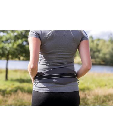 Trixie Dog Jogging Line with Belly Belt (M-L) - 1.10-1.50m 20mm - Ideal Leash for Medium to Large Dogs - Black/Graphite - Perfect for Sports & Activities - Buy Online on GoSupps.com
