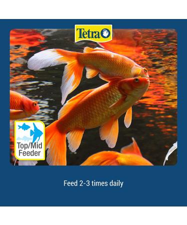 Tetra Goldfish Flakes 2.2 oz - Balanced Diet for Clear Water Formula - Buy Online on GoSupps.com