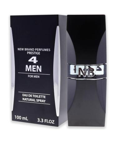 New Brand Perfumes 4 Men EDT Spray Men 3.3 oz (sem numero) - Buy Online on GoSupps.com