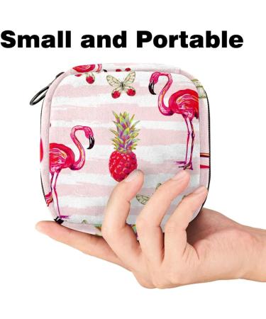 Pink Flamingo Women s Storage Pocket & Large Menstrual Cup | Multicolored Period Solutions - Tampons Liners & More - Buy Online on GoSupps.com