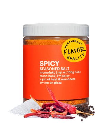 Momofuku Spicy Seasoned Salt by David Chang, (3.7 Ounces), Umami Seasoning for Spice & Pizza, Chef Made for Cooking, Extra Umami Boost