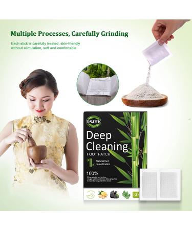 30 Pcs Deep Cleansing Foot Pads | Natural Bamboo Vinegar Powder Ginger | Pain Relief, Stress & Sleep Improvement | Body & Foot Care - Buy Online on GoSupps.com