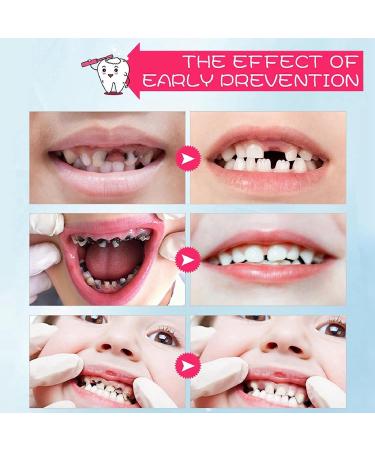 2PCS Kids Strawberry & Blueberry Foam Toothpaste for U-Shaped Toothbrush - Natural Mousse Toddler Toothpaste - Buy Online on GoSupps.com