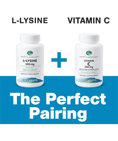 Buy Earth s Splendor L-Lysine 500 mg - Dietary Supplement for Collagen & Tissue Support 100 Caplets - Fast International Shipping - Buy Online on GoSupps.com