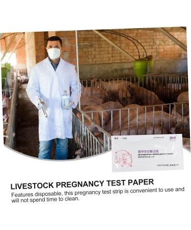 FRCOLOR 6 Pcs Pig Pregnancy Test Paper - Early Detection Strips for Sow & Farm Fertility Tools - Buy Online on GoSupps.com