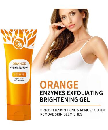 Facial peeling natural orange peeling gel 50 g orange exfoliating brightening gel gently cleanses and improves skin condition 3 pieces - Buy Online on GoSupps.com