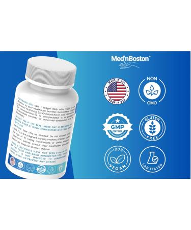 Med'nBoston Liposomal Vitamin D3 10 000 IU & K2 250 mcg - 60 Vegan Softgels - Buy Online on GoSupps.com