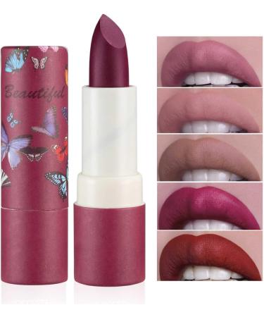 Long Lasting Velvet Lipstick - Waterproof & Non-Drying Lip Color for Women (#04 Lotus Pink) - Buy Online on GoSupps.com