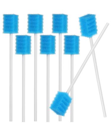 Baluue 100pcs Oral Swabs Dental Sponge Swabsticks Mouth Swabs Individual Package Dental Swabsticks Sawtooth-Shaped for Mouth & Gum Cleaning Sponge Swab