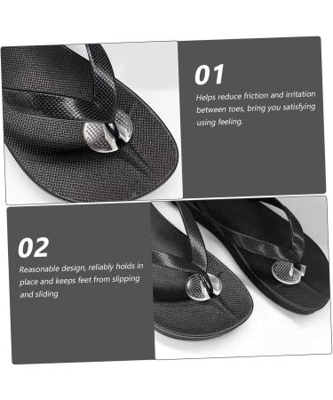 FOMIYES Gel Toe Pad Inserts - 4 Pairs of Metatarsal Cushions for Thong Sandals | Forefoot Comfort & Clear Cushioning - Buy Online on GoSupps.com