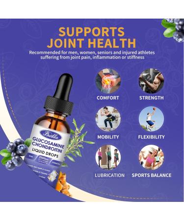 Bunkka Glucosamine Chondroitin - Blueberry - 2 Fl Oz. - Buy Online on GoSupps.com