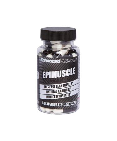 Enhanced Athlete Epimuscle - Natural Anabolic, Increase Lean Mass, Reduce Myostatin, 250mg Pure Epicatechin/ 60 Capsules