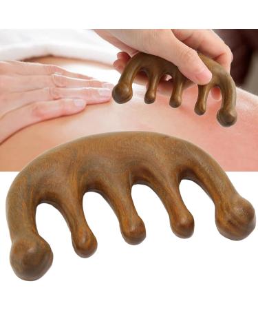 Buy Wooden Massage Comb | Sandalwood Scalp Massager for Head Neck & Shoulder Relief - Buy Online on GoSupps.com