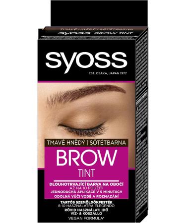 handle Syoss Brow Tint Dark Brown Pack van 1 10 ml - Buy Online on GoSupps.com