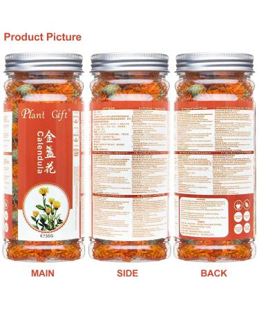 Buy 100% Natural Calendula Tea - Herbal Marigold Flower Tea for Weight Loss | Organic Chinese Flower Tea 35g - Buy Online on GoSupps.com