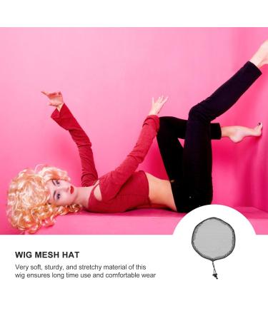 Solustre 8pcs Ponytail Net Wig Liner Caps - Cording Process Base for Guleless Hair Rolls - Black Hair Network - Buy Online on GoSupps.com