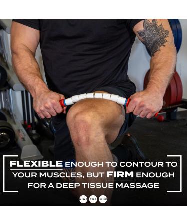 Flexible Handheld Massage Stick for Full Body Recovery & Myofascial Release - 18 Spindle Roller - Buy Online on GoSupps.com
