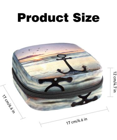 Portable Beach Sunset Anchor Women s Bands Storage Bag - Menstrual Cup & Breastfeeding Pad Holder for Teens & Girls - Buy Online on GoSupps.com