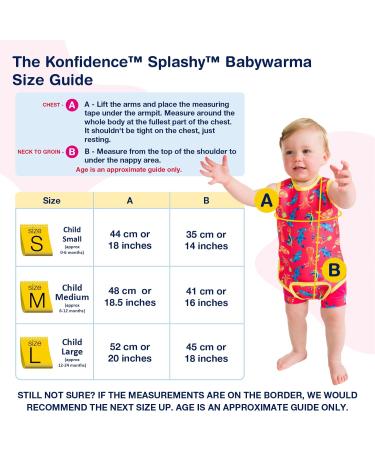 Konfidence Babywarma 2mm Neoprene Baby Wetsuit Boys - Clownfish Design | 50+ UV Protection | 0-6 Months - Buy Online on GoSupps.com