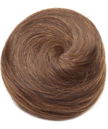Real Hair Scrunchies for Women Human Hair Buns Updo Hairpieces #4 Medium Brown (30g) - Buy Online on GoSupps.com