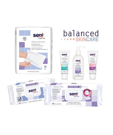Seni Care Rinse-Free Body Wash - Light Scent 8 oz Pump Bottle - Ideal for Sensitive Skin - Buy Online on GoSupps.com