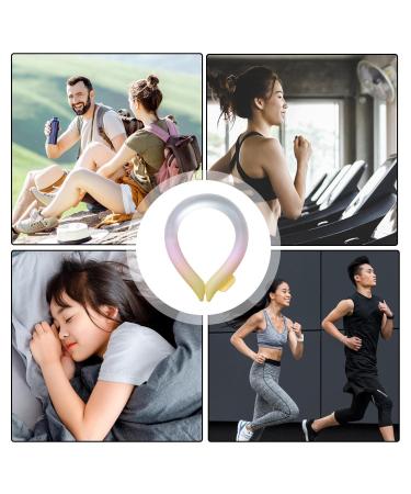 Naked Cooling Tube - Adjustable Neck Wrap | Effective Ice Rings for Hot Weather | Biudui Yellow - Portable & Hands-Free Design for Indoor & Outdoor Workers - Buy Online on GoSupps.com