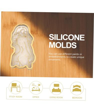 NUOBESTY 2 Pcs Tray Silicone Mold Silicone Molds Diy Resin Moulds Creative Tray Mould Crystal Epoxy Cake Mold Whitex2pcs 16.1X8.5CMx2pcs - Buy Online on GoSupps.com
