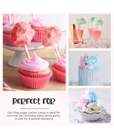 Baking Beauty & Beyond Premium Floss Sugar for Cotton Candy - Cotton Candy Flossing Sugar with Natural Ingredients Perfect for Every Occasion Bulk Floss Sugar 100g - Original Pink Flavour - Buy Online on GoSupps.com