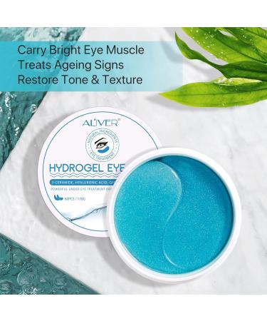 SBHEANGBA 30 Pairs Collagen Eye Mask Under Eye Mask Hyaluronic Acid Moisturizing Eye Mask Under Eye Patches for Puffy Eyes Dark Circles Eye Bags Anti Aging and Anti Wrinkles Eye Treatment Mask Blue - Buy Online on GoSupps.com